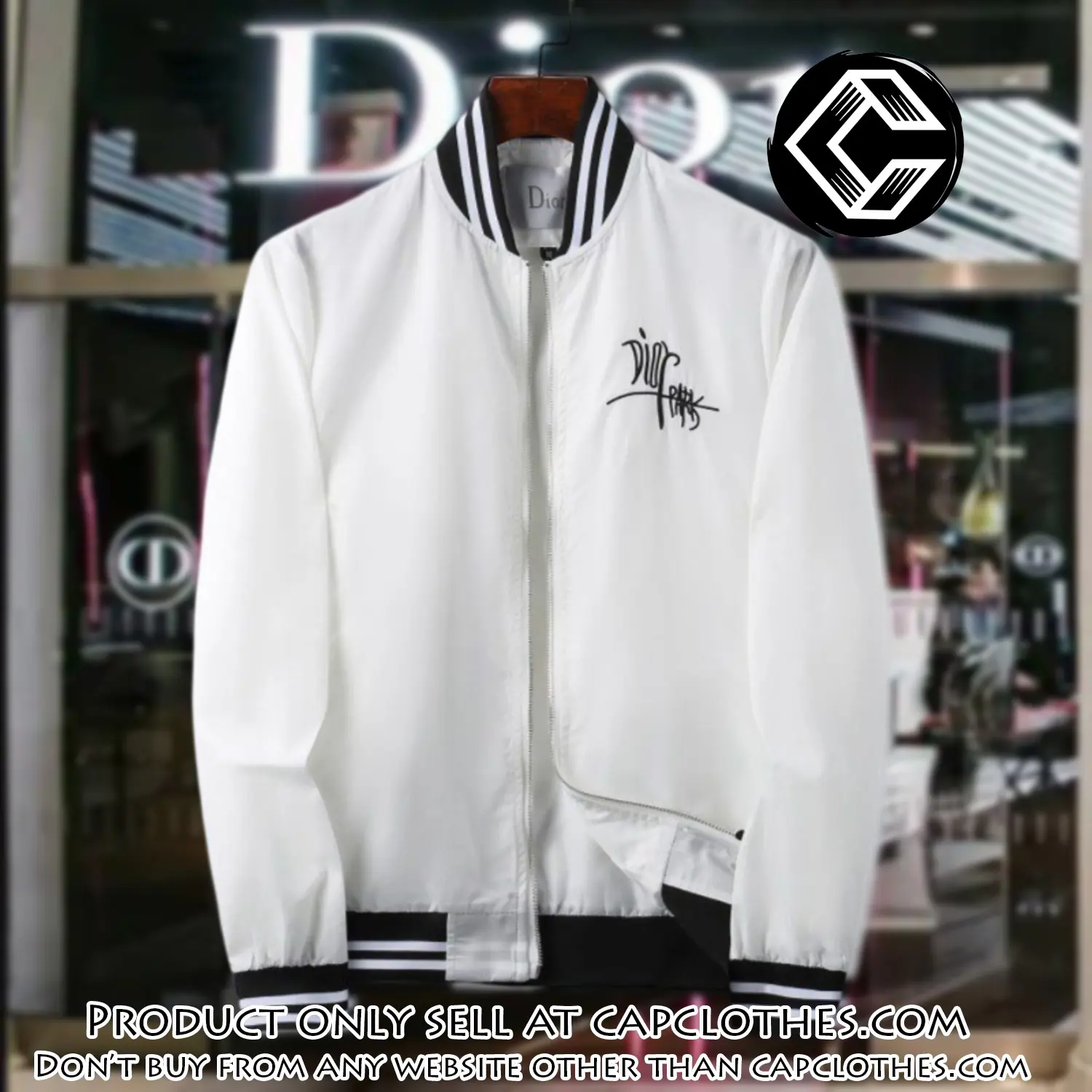 Dior luxury brand varsity zipper jacket vst1035 cc1518647